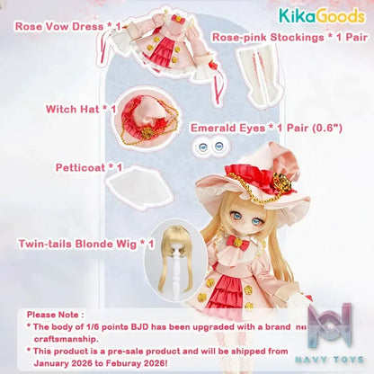 Tiny Fox – TinyFox Flora Misty 1/6 Points Angel Body Ball-joint Doll (Licensed)