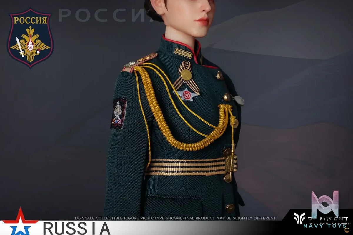 FLAGSET – Original 1/6 Russian Female Soldiers Ministry of Internal Affairs FS-73054A & Ninth Women’s Military Academy FS-73054B & Aerospace Defense Forces FS-73054C (Licensed)