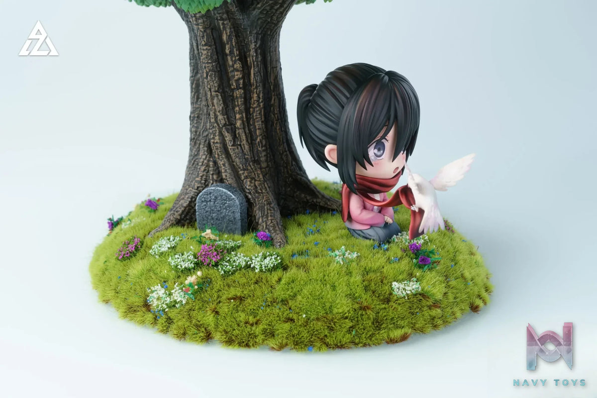 AZ Studio – Chibi Figure Mikasa Under the Tree Attack on Titan