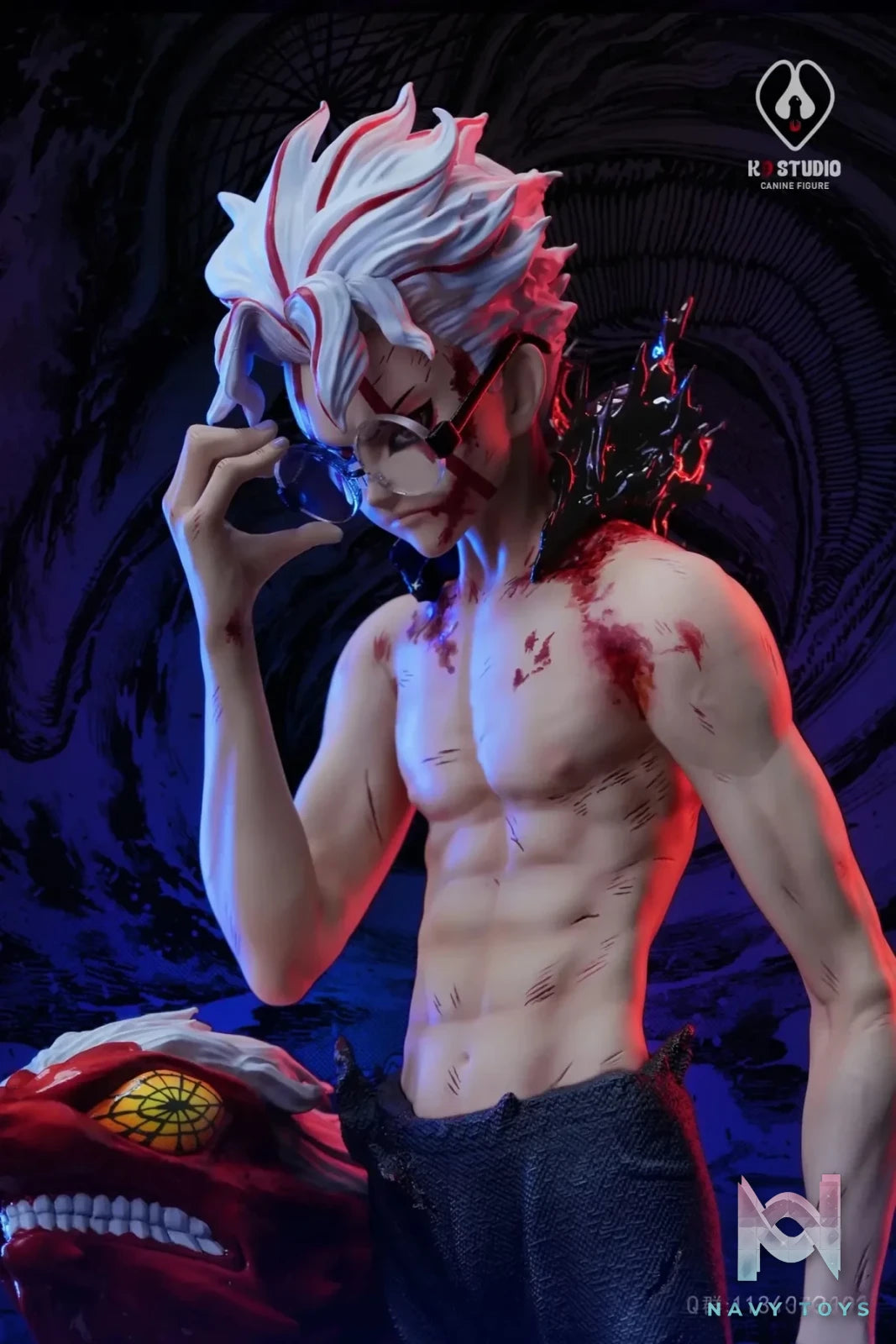 K9 Studio - Dandadan Takakura Ken resin statue Navy Toys anime figure