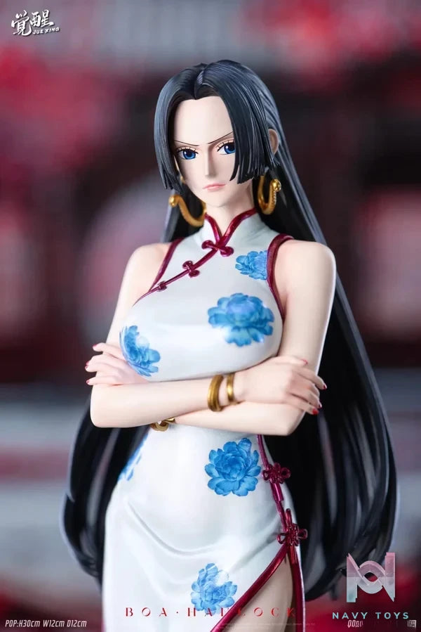 JUE XING Studio - One Piece Chinese Style 1 Cheongsam Boa Hancock resin statue Navy Toys anime figure