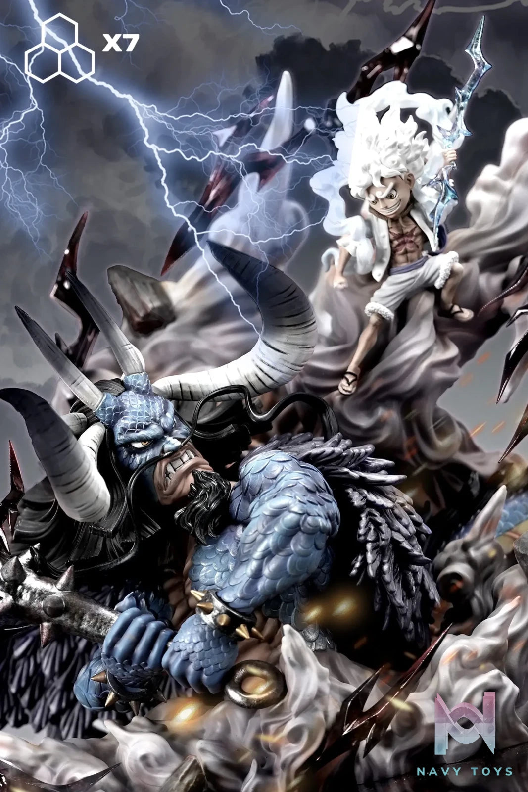 X7 Studio – One Piece Kaido VS Nika Luffy