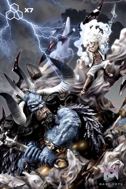 X7 Studio – One Piece Kaido VS Nika Luffy