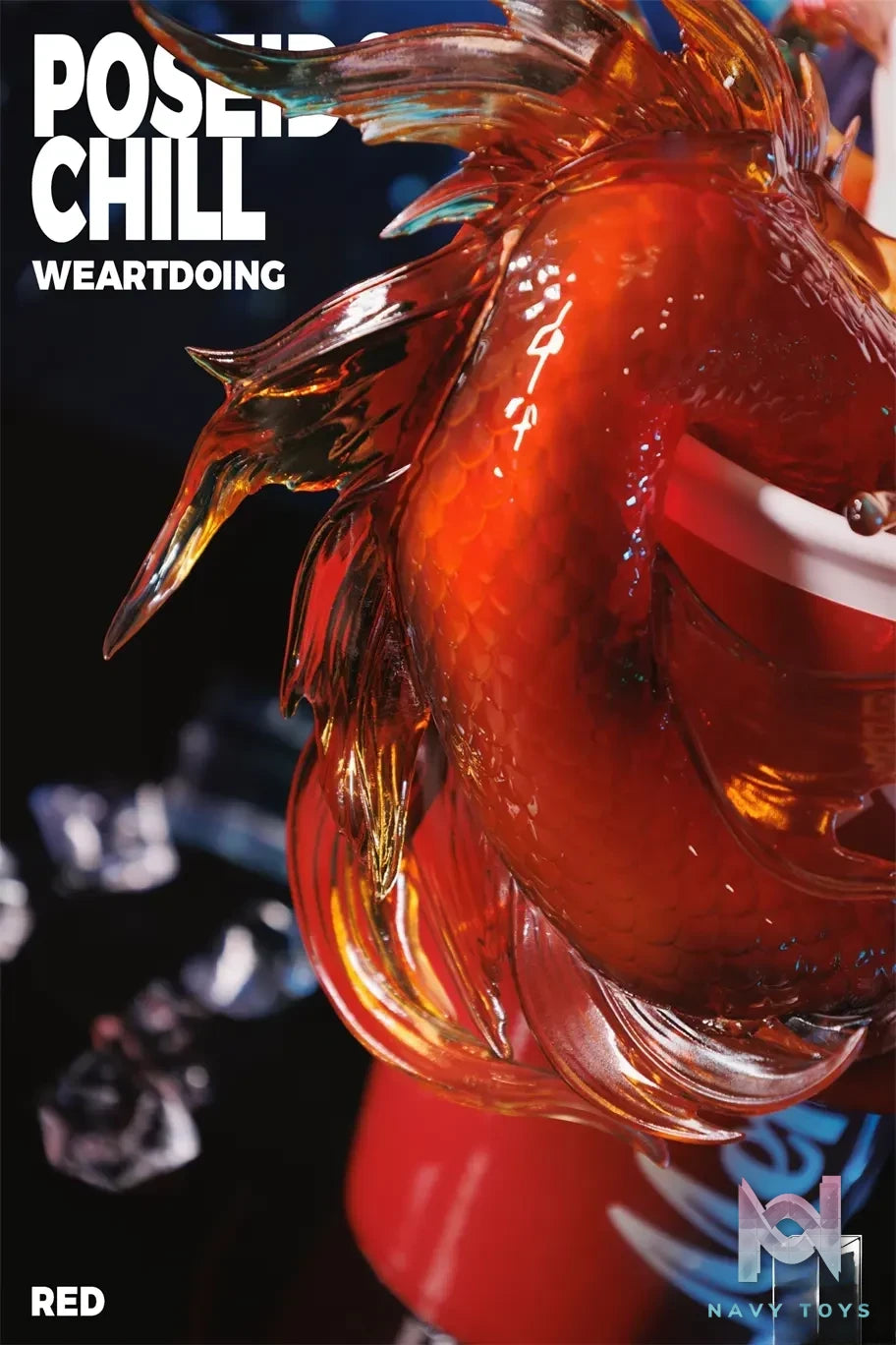 Weartdoing Studio – Original Poseidon’s Chill-Red & Blue & Orange (Licensed)