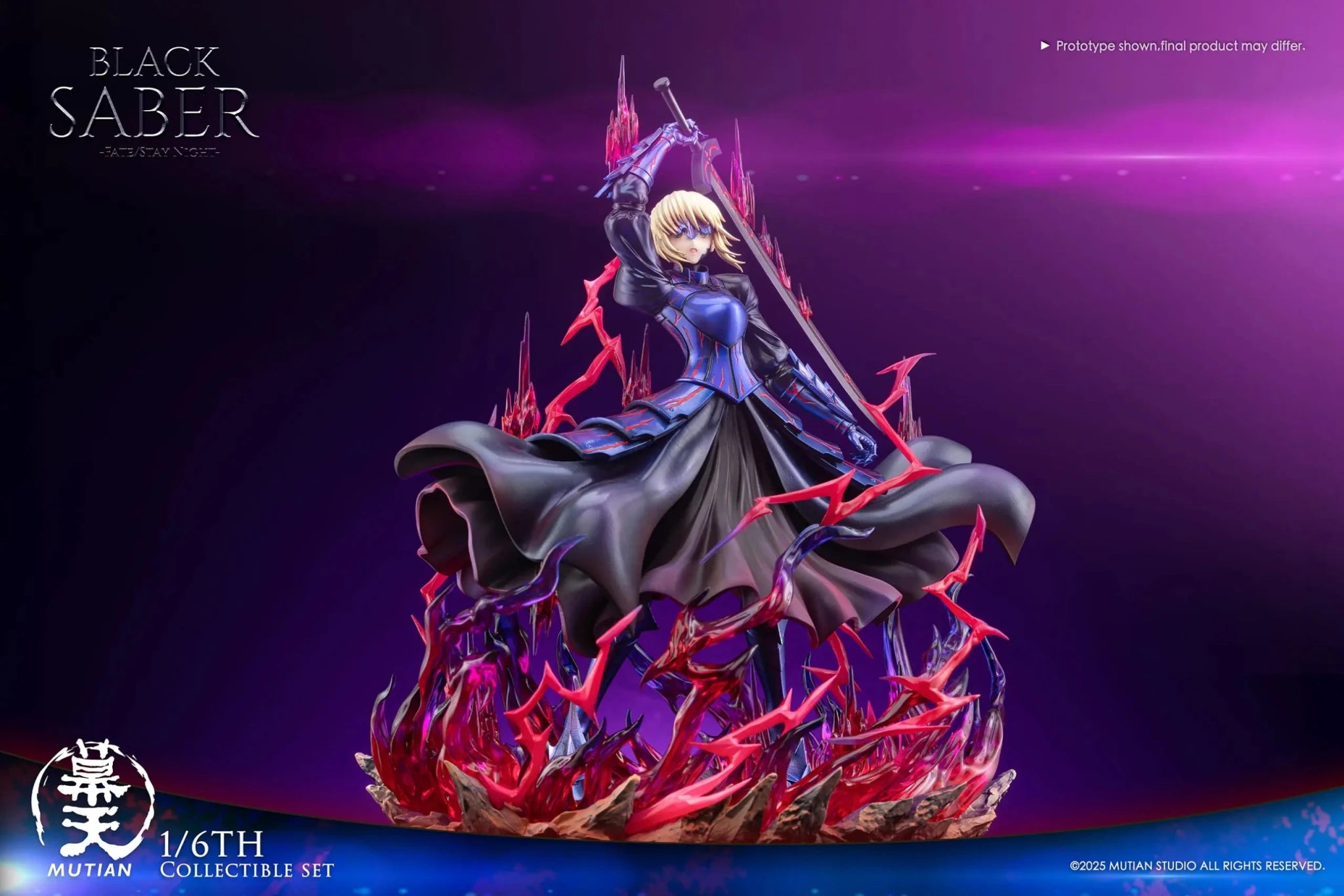 Mu Tian Studio - Fate/stay night Heaven's Feel Saber Alter resin statue Navy Toys anime figure