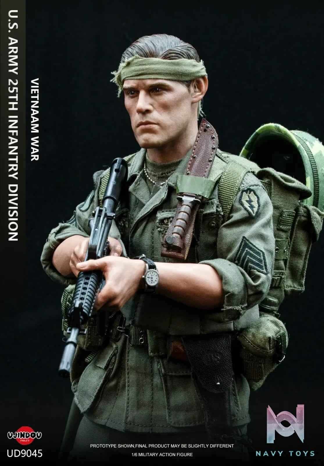 UJINDOU – U.S. ARMY 25TH INFANTRY DIVISION 1/6 VIETNAM WAR NO.UD9045 (Licensed)
