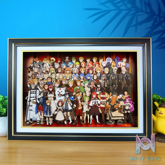 KALA HOME Studio – Mushoku Tensei: Jobless Reincarnation MUltiple Characters #02 3D Decorative Painting Mushoku Tensei: Jobless Reincarnation