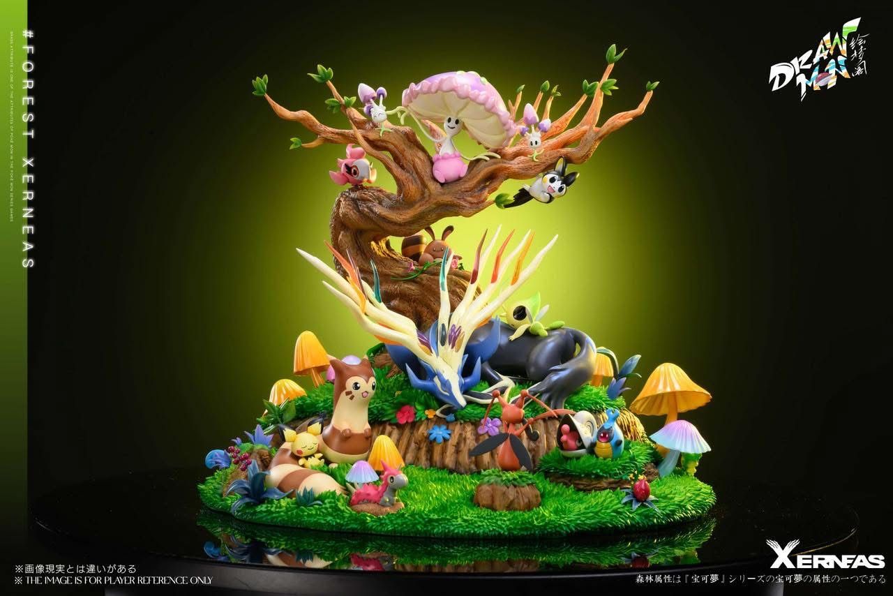 Forest Xerneas - Pokemon - Drawmon Studio resin statue Drawmon Studio anime figure