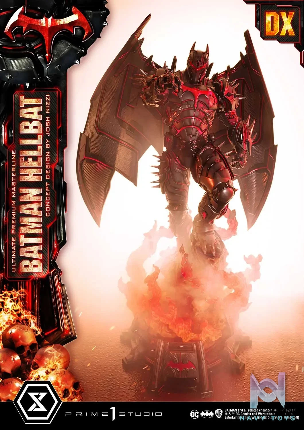 Prime 1 Studio – Ultimate Premium Masterline Batman (Comics) Batman Hellbat Concept Design by Josh Nizzi UPMDC-06 UPMDC-06DX UPMDC-06DXS (Licensed)