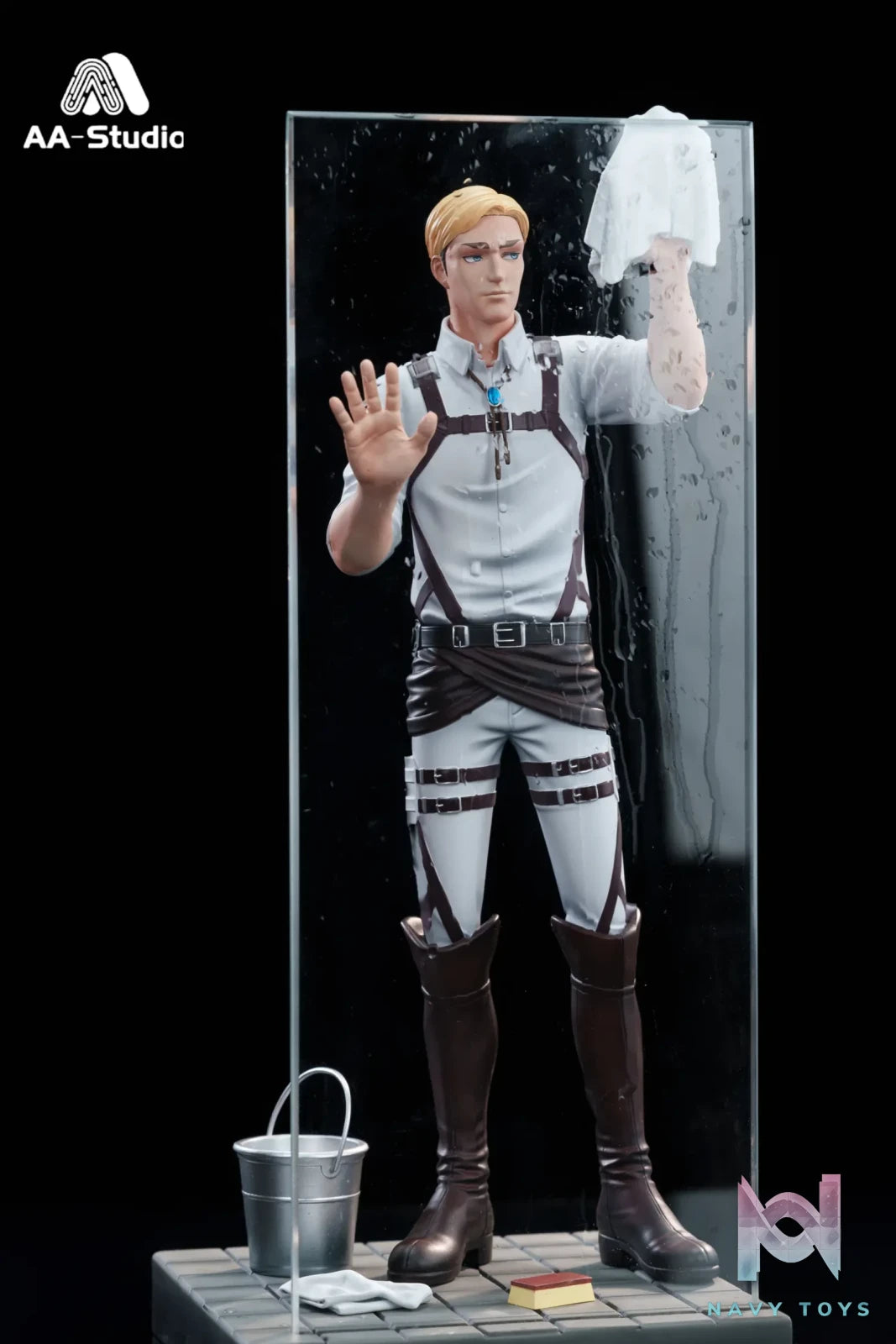 AA Studio – Levi Ackerman X Erwin Smith Window Wiping Attack on Titan