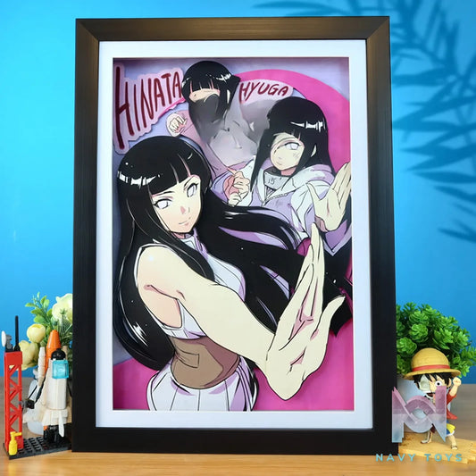 KALA HOME Studio – Hinata Hyuga 3D Decorative Painting Naruto