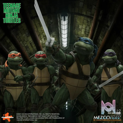 Mezco Studio – Teenage Mutant Ninja Turtles (1990) Boxed Set 1/12 Action Figure (Licensed)