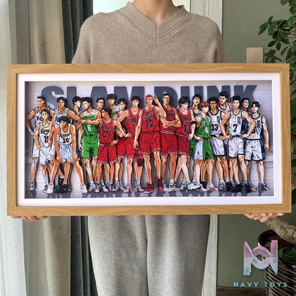 KALA HOME Studio – Slam Dunk Multiple Characters #08 3D Decorative Painting Slam Dunk