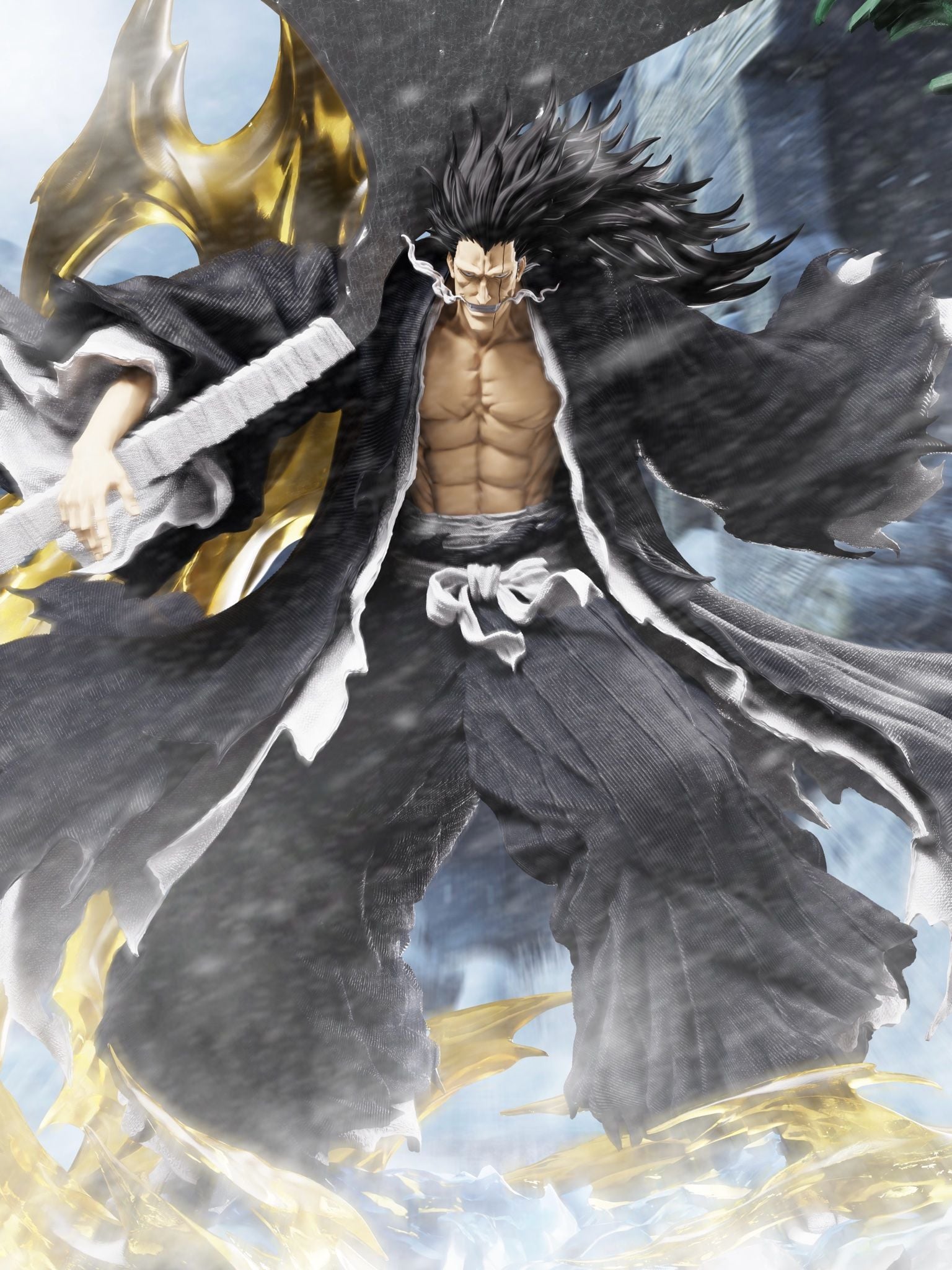 Zaraki Kenpachi - Bleach - Win Shares Studio & C4 Stduio resin statue Win Shares Studio & C4 Studio anime figure