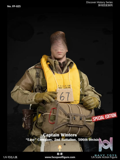 Facepoolfigure – Captain Winters “Easy” Company, 2nd Battalion, 506th Division 1/6 Action Figure FP025 (Licensed)