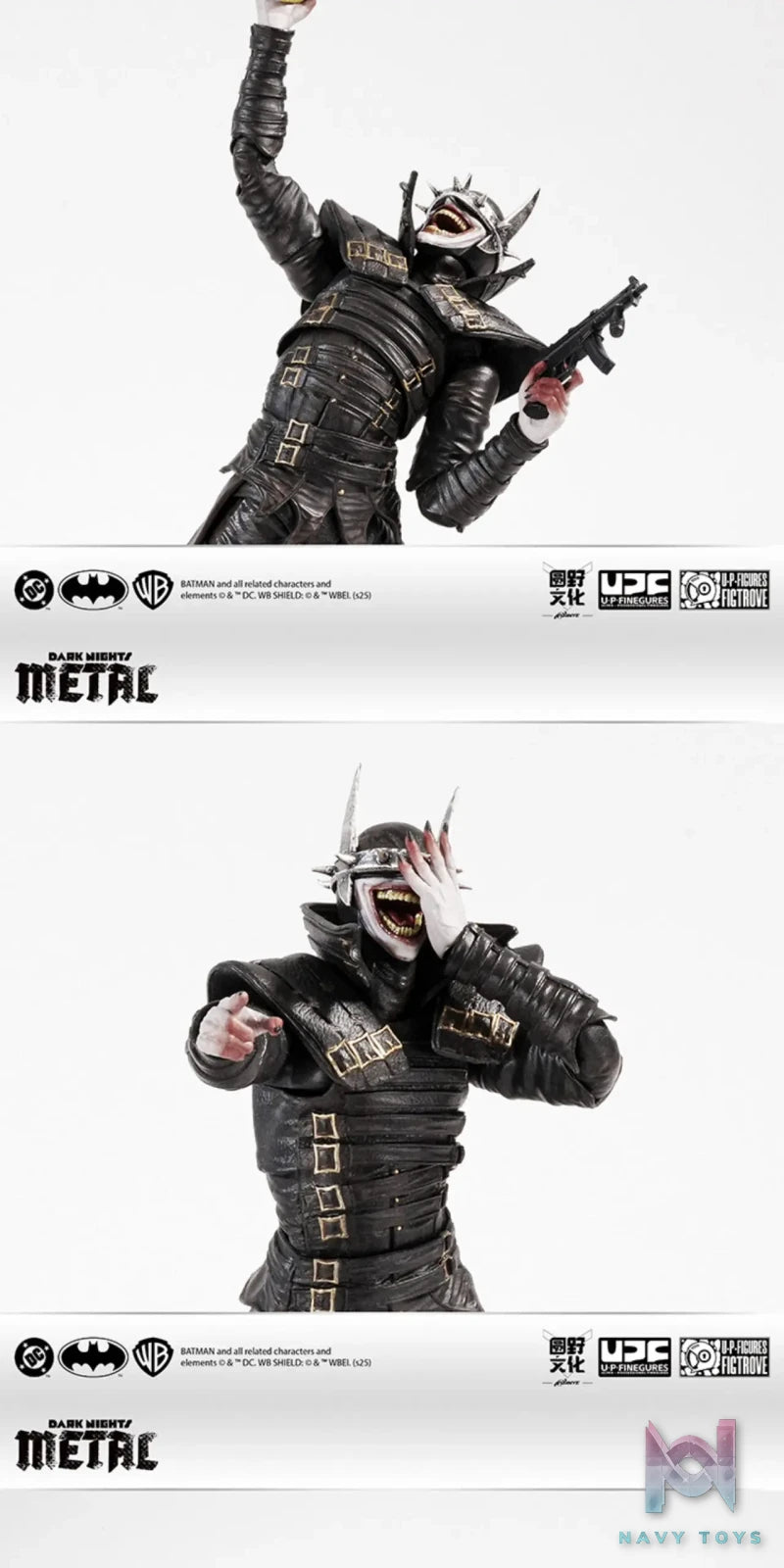 ROUND FIELD X U-P-Finegures – Dark Night The Batman Who Laughs action figure (Licensed)