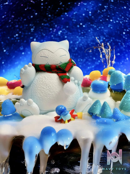 ZaoWu Museum Studio – Pokémon Landscape Snowman Snorlax
