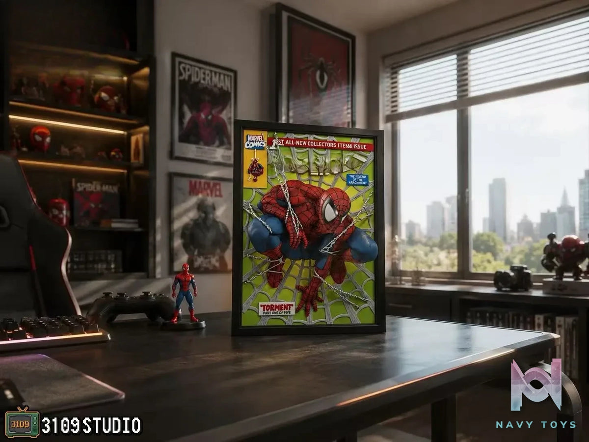 3109 Studio – Spider-Man Comic Cover 3D Mural Statue Marvel