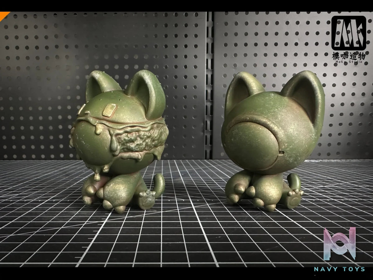 MoKa Studio – Original Palm Toy Series Bronze Cat (Licensed)