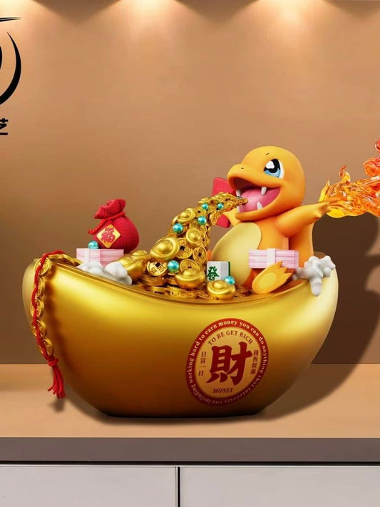 Fortune Charmander - Pokemon - Ke Yi Mo Wan Studio resin statue Ke Yi Mo Wan Studio anime figure