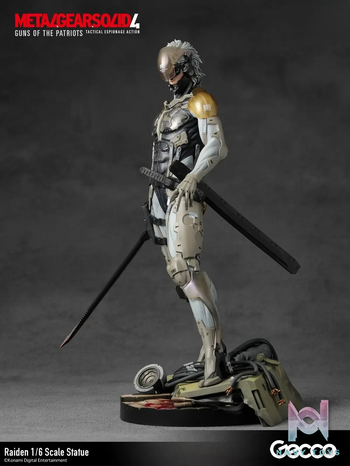 Gecco – METAL GEAR SOLID 4 GUNS OF THE PATRIOTS Raiden 1/6 Scale Statue (Licensed)