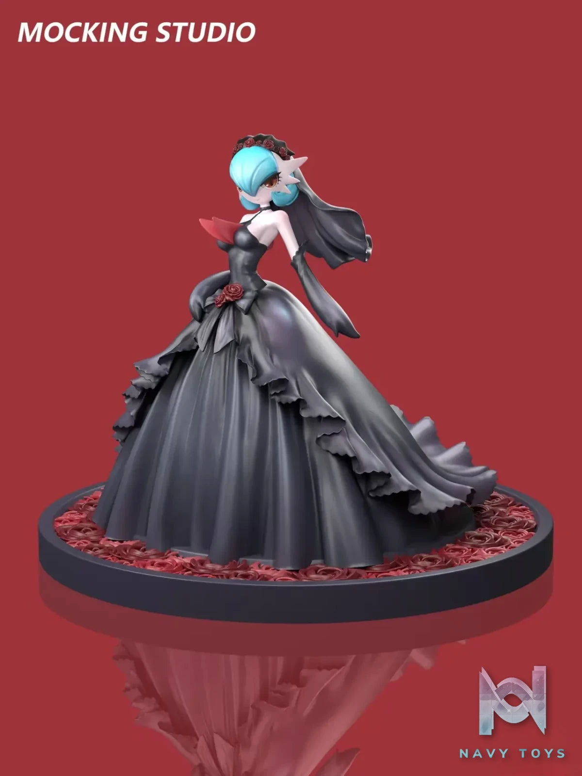 Zhu Yi Wan Jia Studio – Pokémon Glitter MEGA Black Wedding Dress Gardevoir