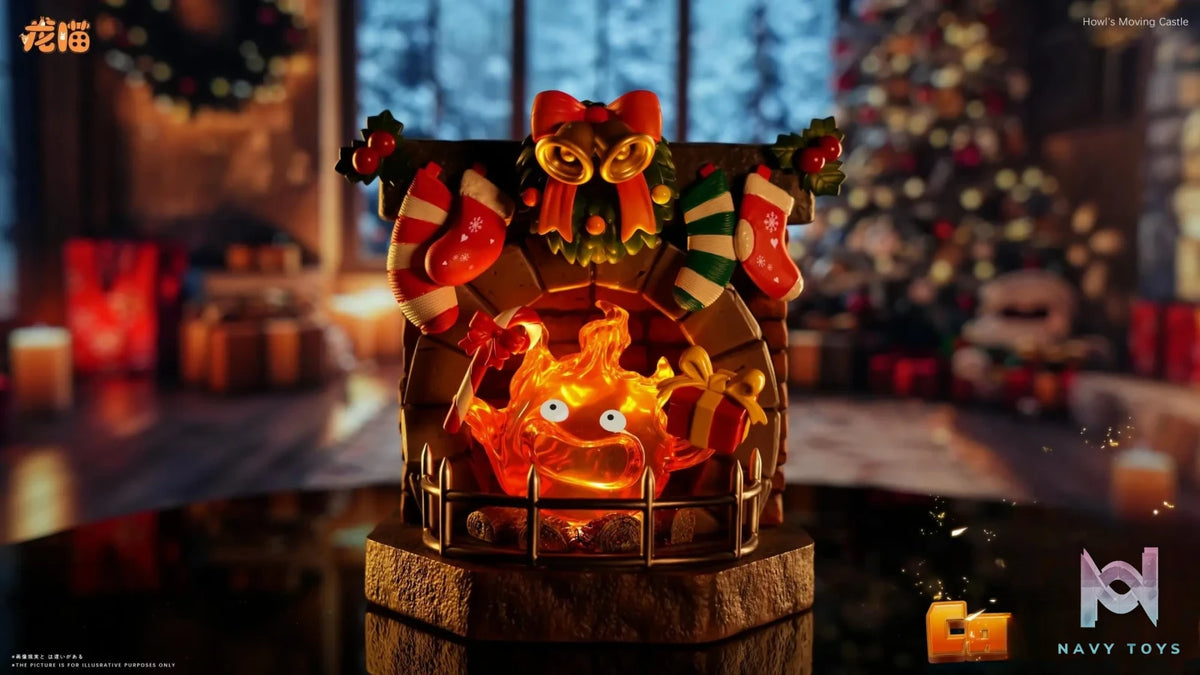 Long Miao Studio – Christmas Calcifer Howl’s Moving Castle