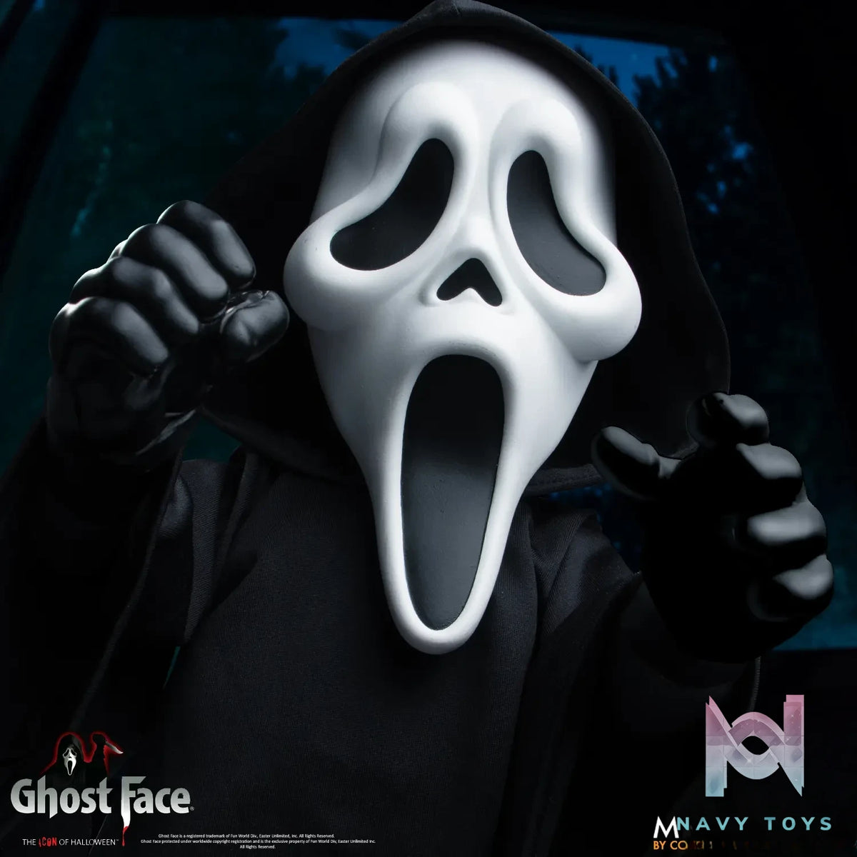 Mezco Studio – 1/12 Collective Scream Ghostface Action Figure (Licensed)