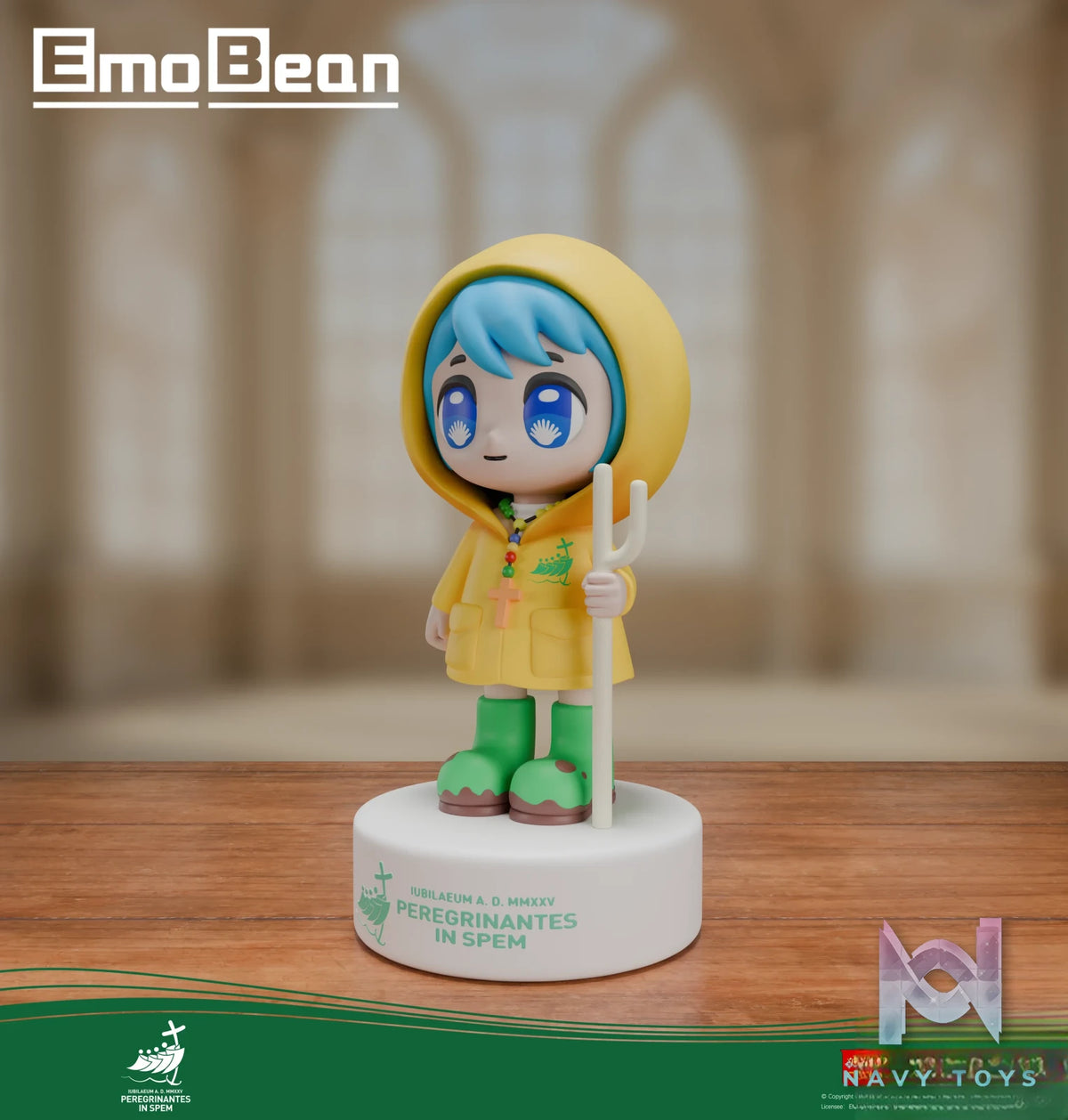 EmoBean – Mascot for Expo 2025: Vatican Doll LUCE (Licensed)