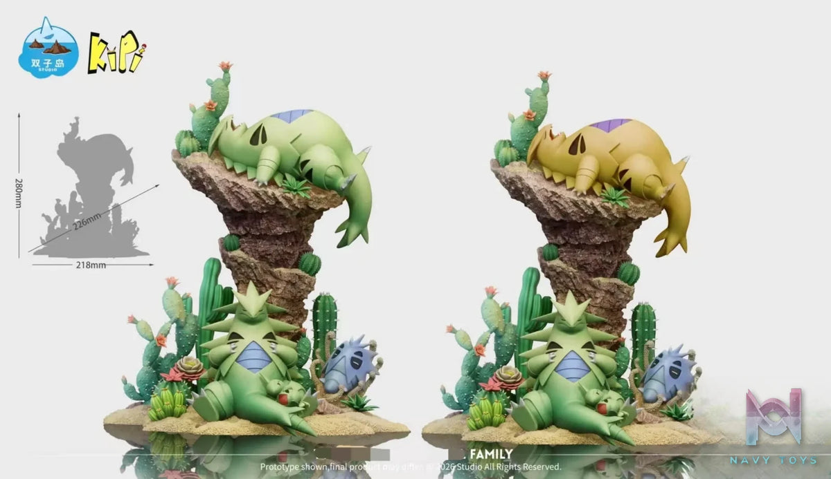 Shuang Zi Dao Studio X KiPi Studio – Eco Series Tyranitar Evolution Group Pokémon