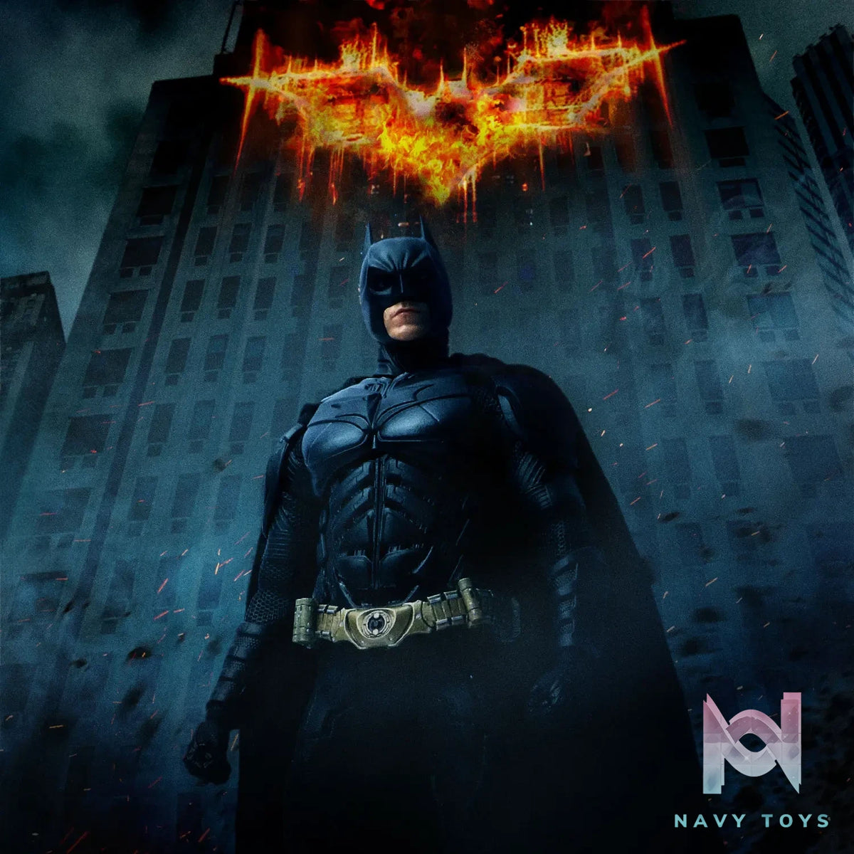 Mezco Studio – 1/12 Batman The Dark Knight (2008 Movie Version) Batman (Licensed)