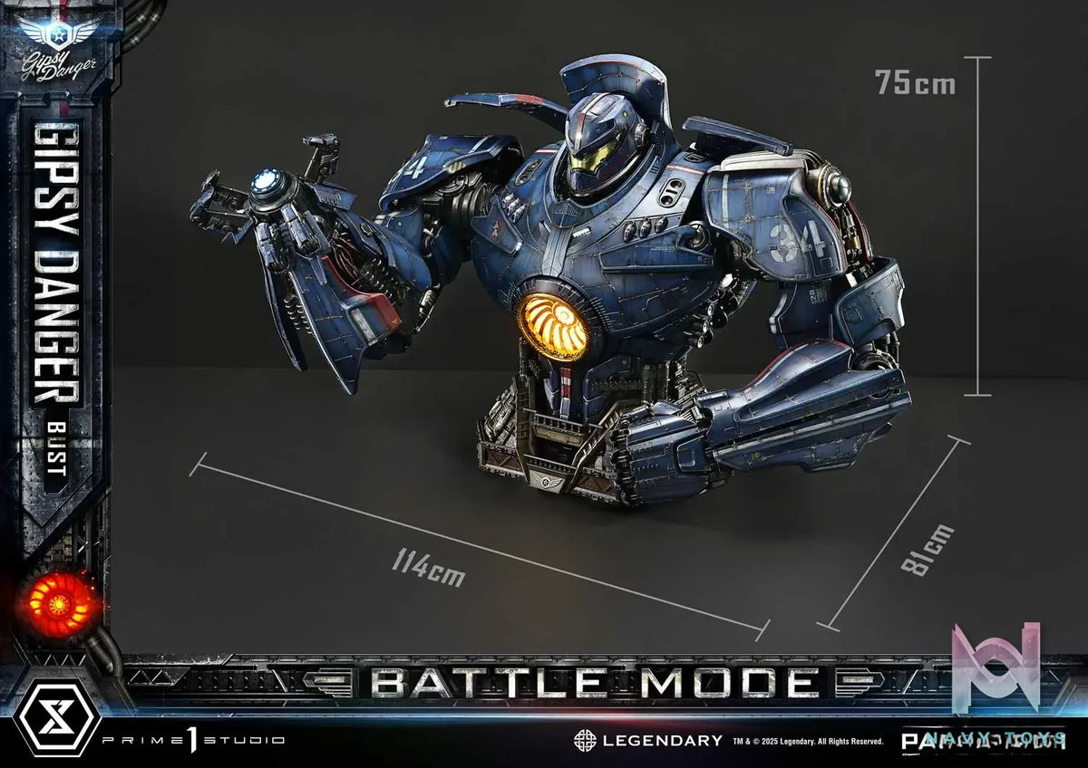 Prime 1 Studio – Life Size Bust Pacific Rim (Film) Gipsy Danger Battle Mode LSPACRIM-02 (Licensed)