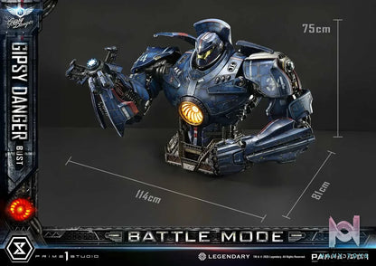 Prime 1 Studio – Life Size Bust Pacific Rim (Film) Gipsy Danger Battle Mode LSPACRIM-02 (Licensed)