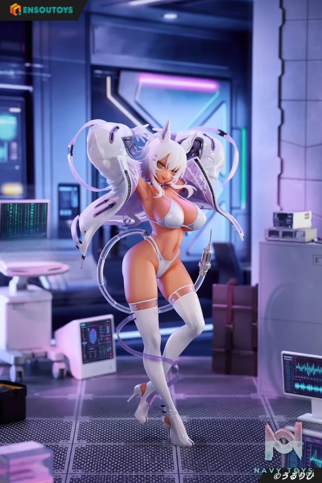 Pink Rouge X EnsouToys – Original Cyber Pets Silky 1/6 Figure (Licensed)