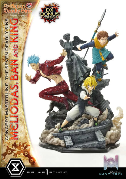 Prime 1 Studio – Concept Masterline The Seven Deadly Sins Meliodas, Ban and King CMNTZ-01 CMNTZ-01DXS (Licensed)