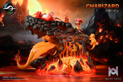 Nature Studio – Pokémon Charizard Family