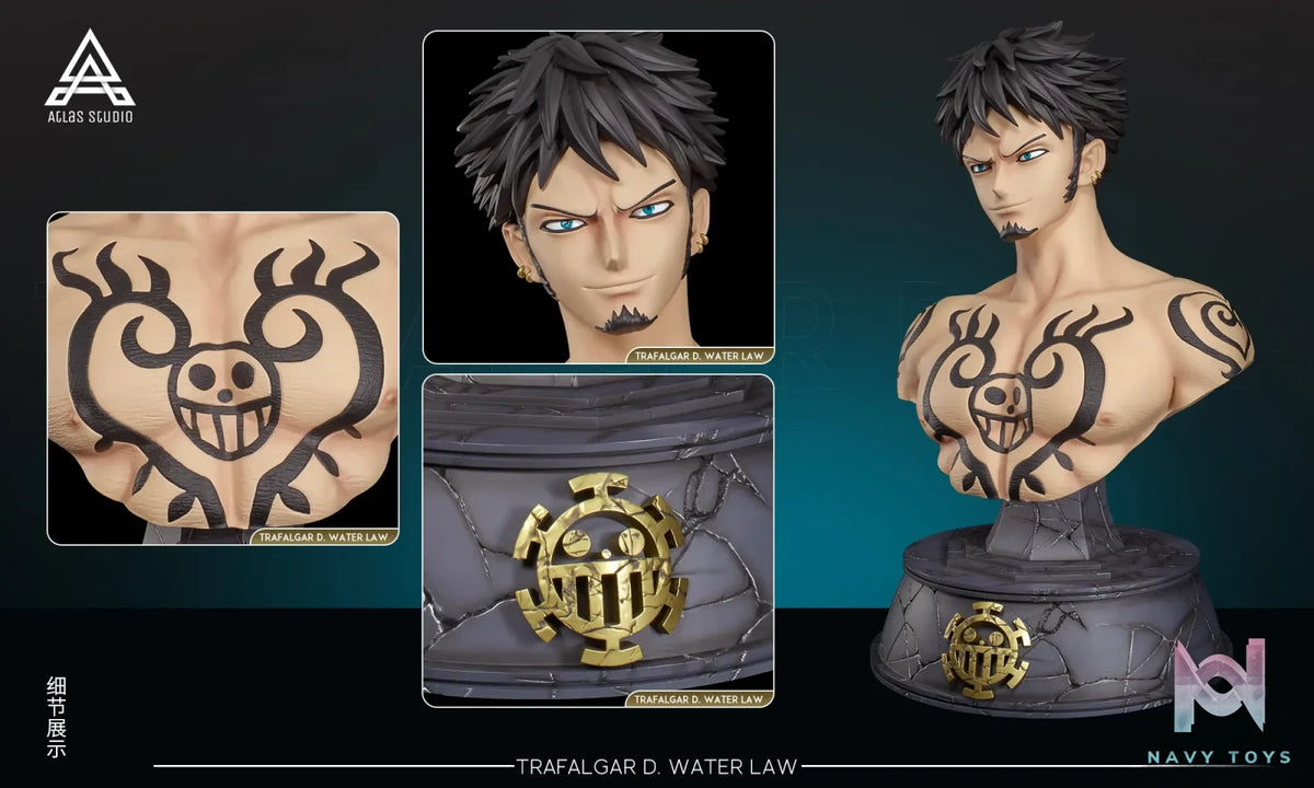 Atlas Studio – One Piece Trafalgar D. Water Law Bust