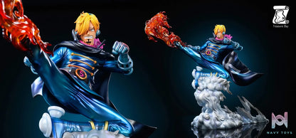 Treasure Bay Studio – One Piece Straw Hat Pirates Germa 66 Sanji & Invisible Black Sanji