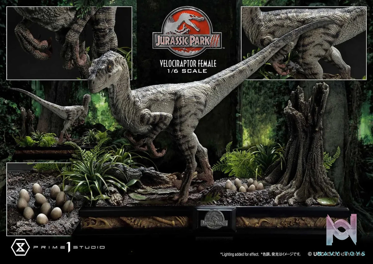 Prime 1 Studio – Legacy Museum Collection Jurassic Park III (Film) Velociraptor Female LMCJP-11 LMCJP-11S (Licensed)