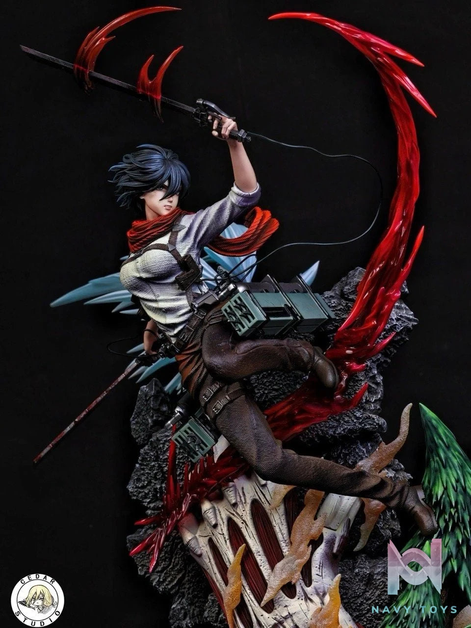 Mikasa Ackerman - Attack on Titan - Cedar Studio resin statue Cedar Studio anime figure