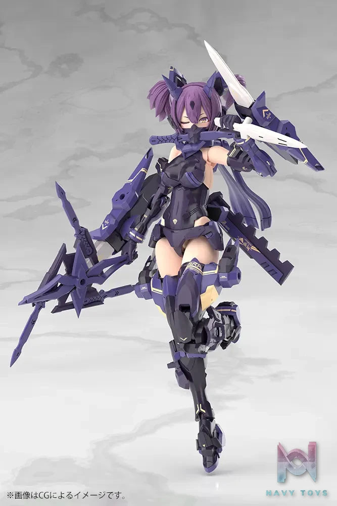 Kotobukiya – Megami Device ASRA NINJA KANAME SHADOW EDITION FULL PACKAGE 1/1 Plastic Model (Licensed)