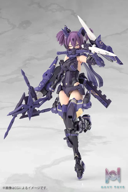 Kotobukiya – Megami Device ASRA NINJA KANAME SHADOW EDITION FULL PACKAGE 1/1 Plastic Model (Licensed)