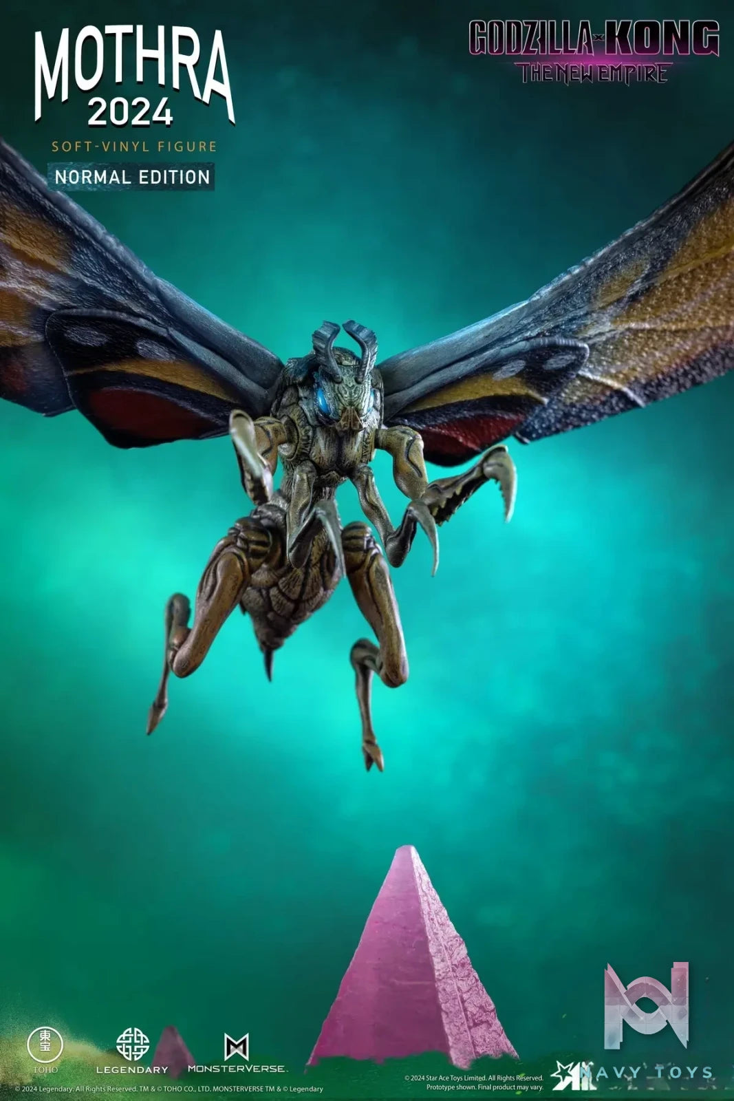 STAR ACE Toys Studio – Godzilla x Kong: The New Empire Mothra SA6058 Standard Version & SA6059 Deluxe Version (Licensed)