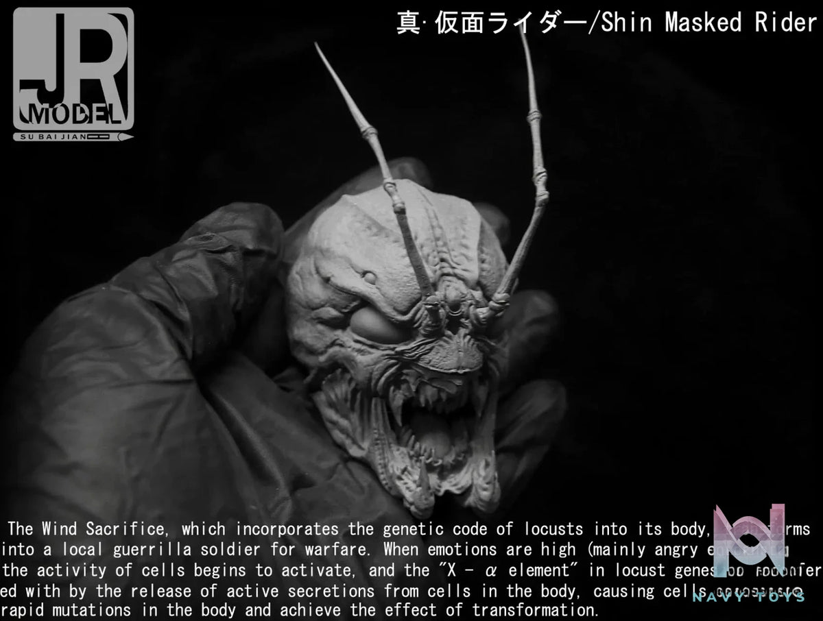JRMODEL Studio – Kamen Rider Real Head Sculpture Fridge Magnet Series