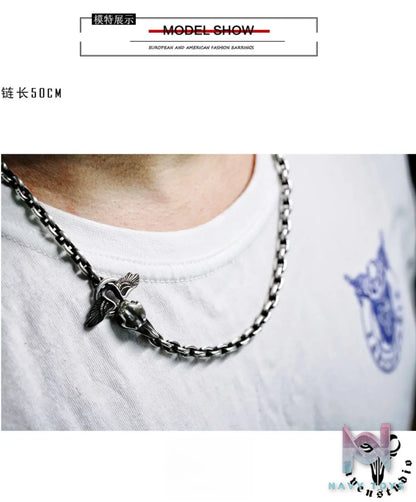 Raven Studio (silver jewelry) – Original Design 5.5mm Raven Exclusive Curb Chain Necklace Original