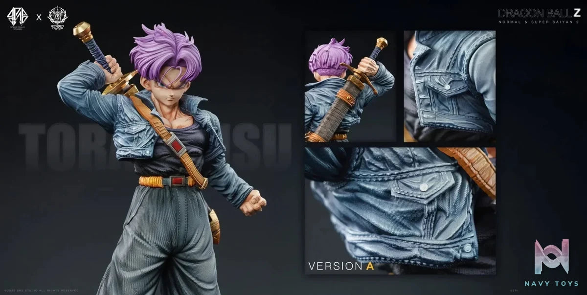 Space Realm Studio & Ember Ruins Studio - Dragon Ball Trunks resin statue Navy Toys anime figure