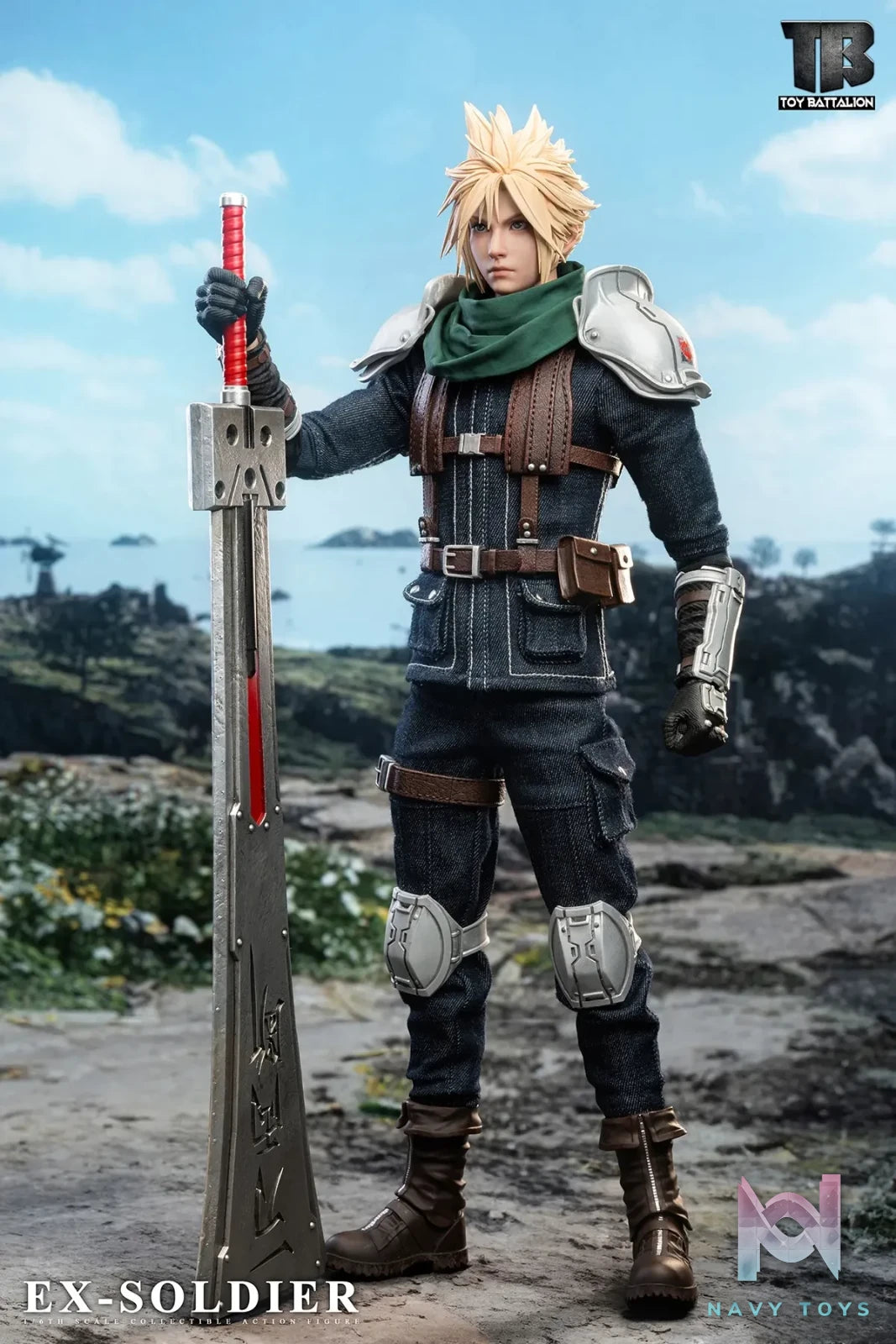 TOYS BATTALION – Final Fantasy 1/6 SOLDIER Cloud Strife TB025A TB025B