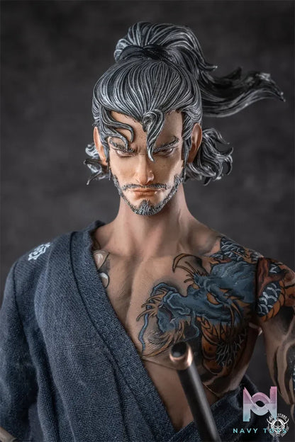 ART FUTURE – 1/6 Sakamoto Ryoma Commander Silver Dragon Armor Version Action Figure (Licensed)