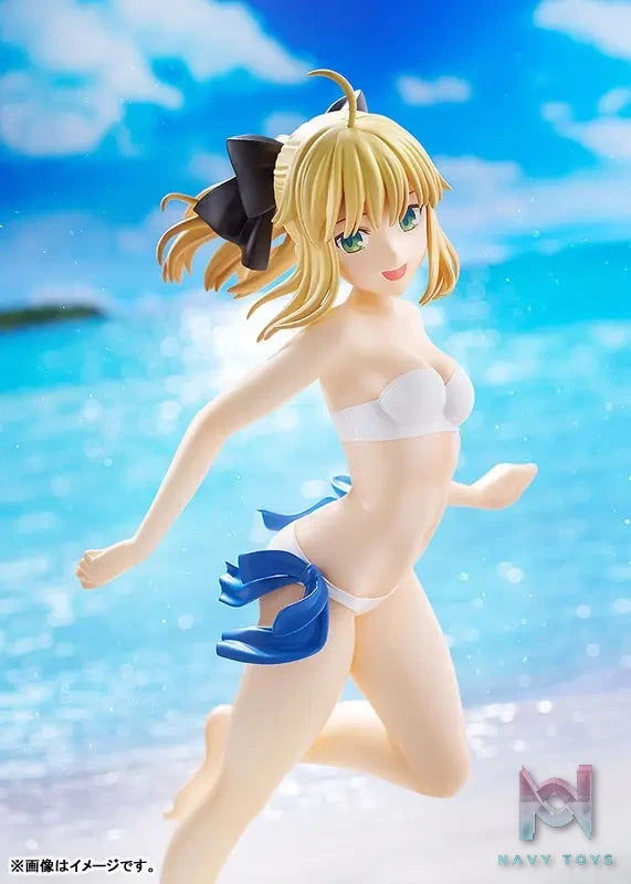 WAVE – POP UP PARADE BEACH QUEENS Fate/stay night Saber Lily L Size Complete Figure (Licensed)