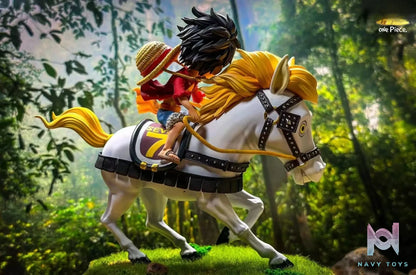 One Piece Studio – One Piece Riding Horse & Luffy